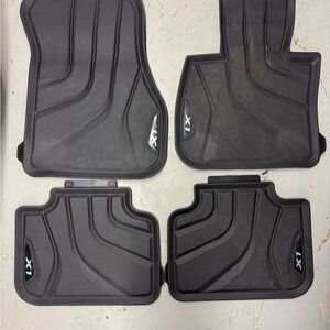 BMW X1 OEM All-Weather Floor Mats – Front & Rear, Set of 4